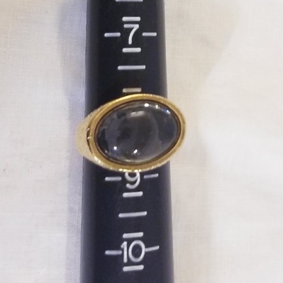 Jewelry - Tourmaline Ring Gold Tone